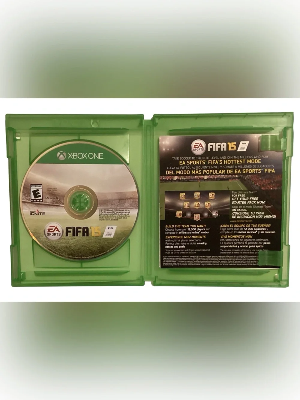 FIFA 15 Microsoft Xbox One Video Game EA Sports